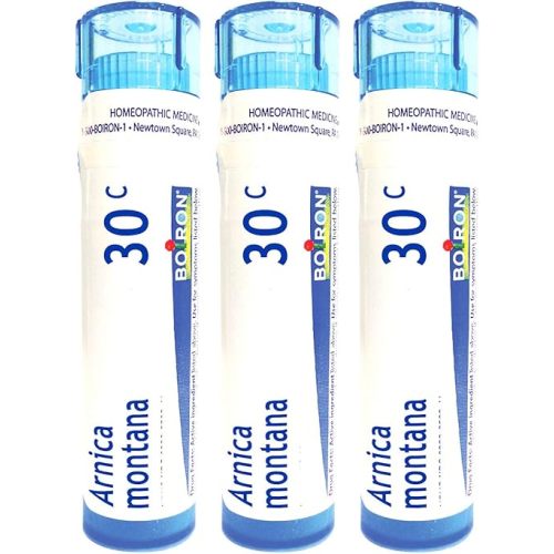 Boiron Arnica Montana 30C Homeopathic Medicine for Muscle Pain and Stiffness - Pack of 3 (240 Pellets)