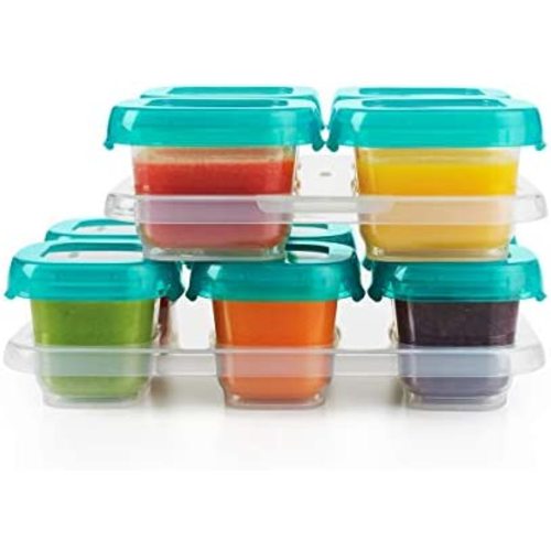 OXO Tot 12-Piece Baby Blocks Set, Teal