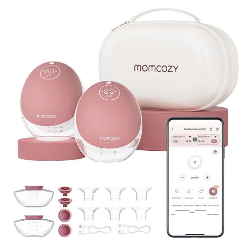 Momcozy Breast Pump Hands Free Upgraded Mobile Flow | M9, Momcozy Mobile Flow M9 Wearable Pump