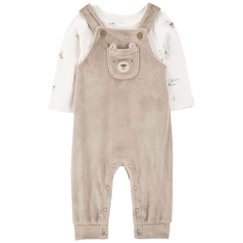 Baby 2-Piece Bear Long-Sleeve Tee & Coverall Set - Carter's | Carter's