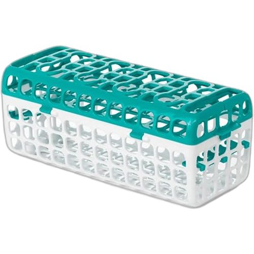 OXO Tot Dishwasher Basket for Bottle Parts & Accessories, Teal, 1 Count (Pack of 1)