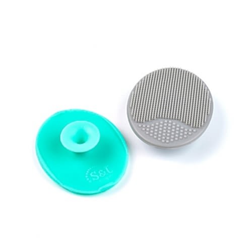 Baby Scrubbies in Grey/Aqua (Set of 2)Baby Scrubbies in Grey/Aqua (Set of 2)