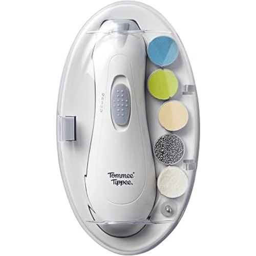 Tommee Tippee Electric Baby Nail File, with Six Filing Heads for Baby and Adult Use, Infant Nail Clipper with LED Light and Adjustable Speed and Direction Settings : Amazon.co.uk: Baby Products