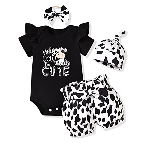 Aalizzwell Newborn Baby Girls Shorts Outfit for Summer