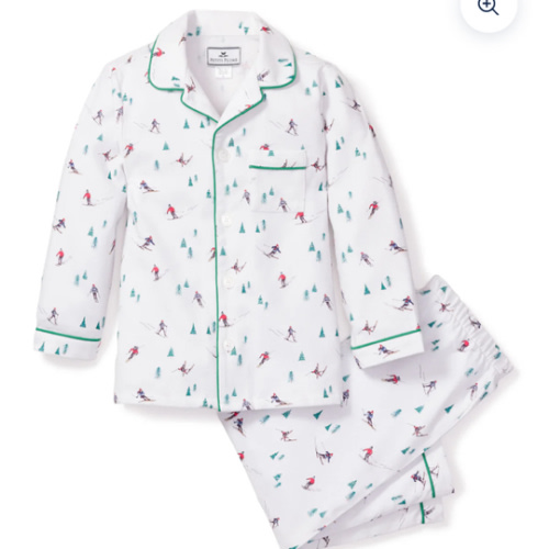 Kid's Flannel Pajama Set in Après Ski
