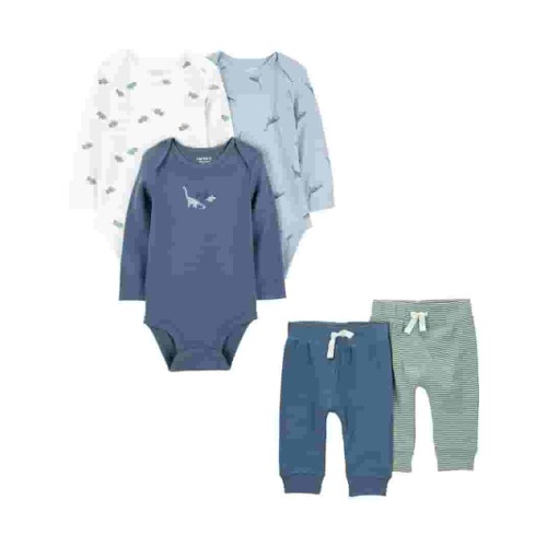 Carter's Child of Mine Baby Boy Outfit Set, 5-Piece, Sizes Preemie-18 Months