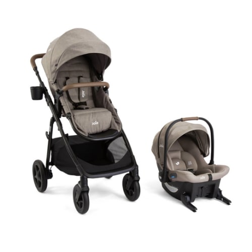 Joie ginger and mint latch travel system