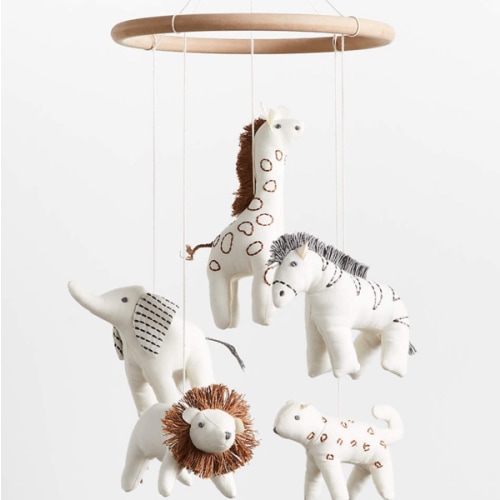 Safari Animals Baby Nursery Mobile