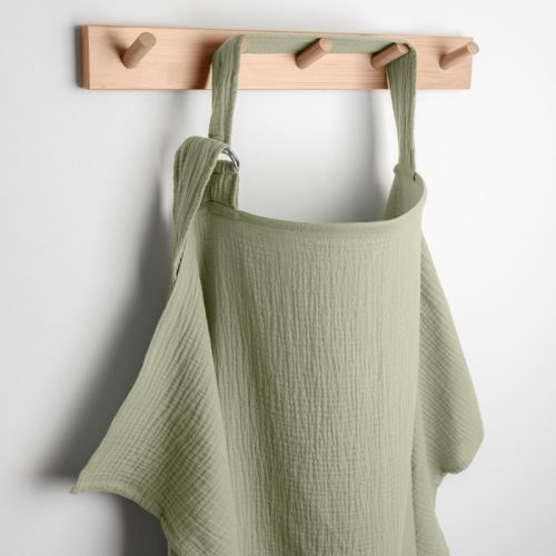 Muslin Nursing Cover For Baby Breastfeeding, Soft & Breathable Breastfeeding Cover For Mom By Comfy Cubs - Sage