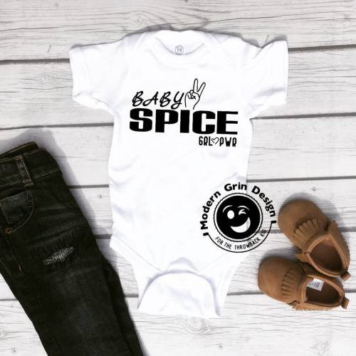 Baby Spice Onesie® or T-shirt, Spice Girls Onesie® or T-shirt, Girl Power Onesie® or T-shirt, 90&#39;s Music Onesie® or T-shirt