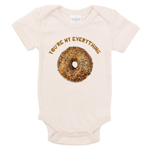 You're My Everything Bagel Baby Onesie