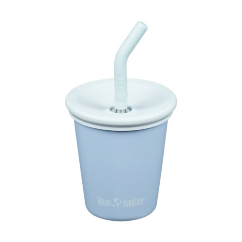 Klean Kanteen Kids 10 oz. Water Bottle with Straw Lid - Clear Sky