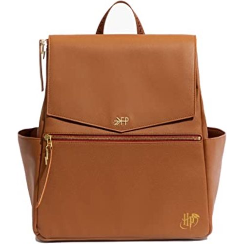 Freshly Picked Classic II Diaper Bag Backpack, Wipeable Vegan Leather Diaper Bag With Changing Pad (Harry Potter V2)