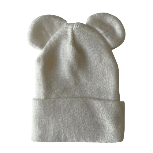 Baby's First Hat, Warm White Bear