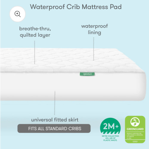 Waterproof Crib Mattress Pad - Crib
