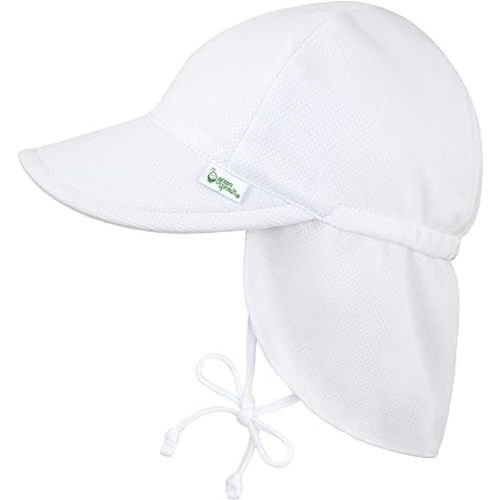 Amazon.com: i play. by green sprouts Baby & Toddler Breathable Flap Hat All-day, UPF 50+ sun protection Wet or Dry : Baby
