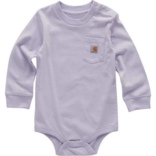 Kids' Long Sleeve Pocket Bodysuit (Baby)