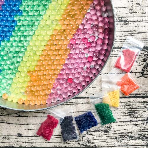 Rainbow Water Beads