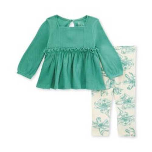 Thermal Tunic & Country Floral Baby Girl Legging Set