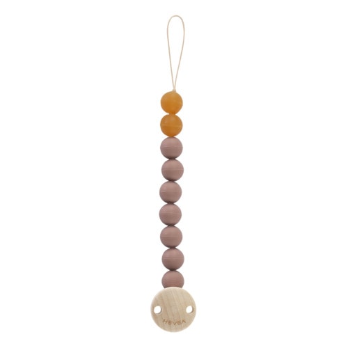 Natural Rubber and Rubberwood Dummy Clip | Terracotta