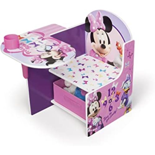Delta Children Chair Desk With Storage Bin, Disney Minnie Mouse