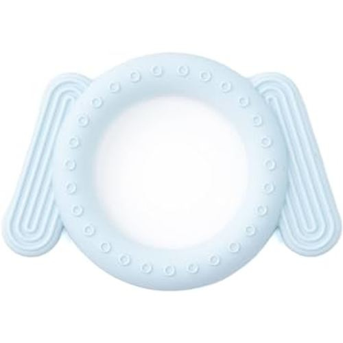 Bella Tunno Rattle Teether – Soft Silicone Teether Baby Rattle with Easy Grip, Soft Rattle, and Fun Animal Shapes to Help Soothe Baby Teething, Non-Toxic, BPA Free (Dog)