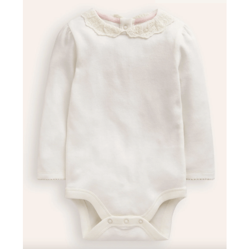 Collared Body | Ivory Color | 3-6 Months |Boden USA
