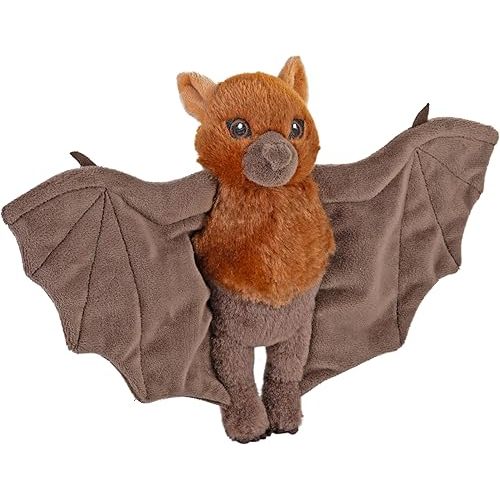Wild Republic Splendors-Eco Flying Fox Bat, Stuffed Animal, 6 inch, Plush Toy, Eco-Friendly
