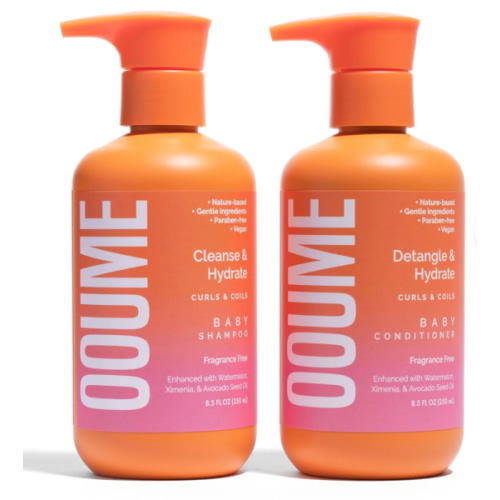 Hydrating Baby Bundle - Shampoo & Conditioner Set for Curly Hair | Ooume