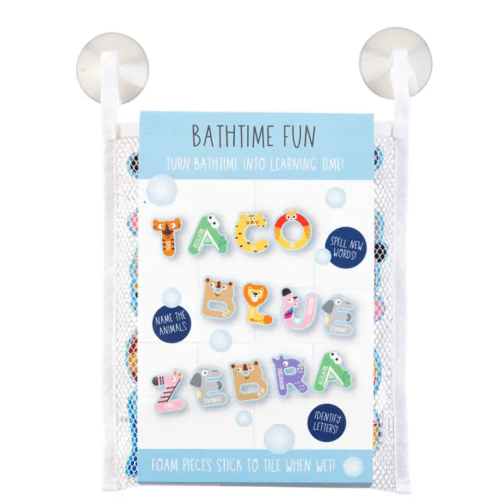 Alphabet Bath Stickable Shapes