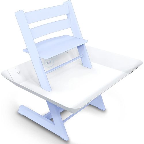 MIYO Tripp Trapp High Chair Food Catcher, Self-Feeding Under Seat Floor Protection, Mess Free and Reusable, Wipeable BPA-Free Plastic Surface