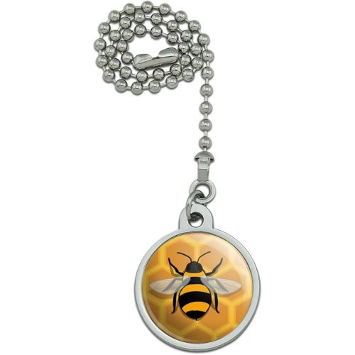 GRAPHICS & MORE Bee on Honeycomb Ceiling Fan and Light Pull Chain