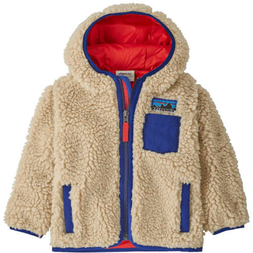 Patagonia Baby Retro-X® Fleece Hoody - Dark Natural for 6-12M