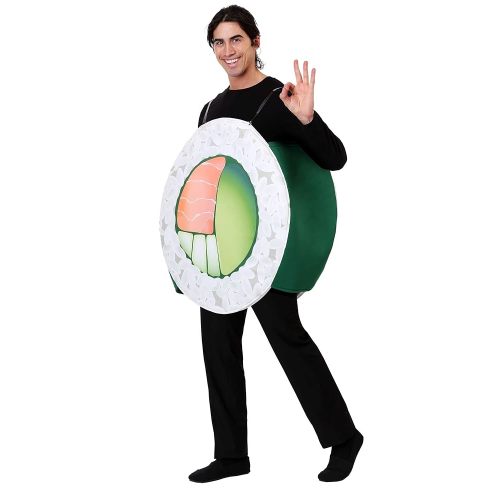 Adult Sushi Roll Costume Funny Food Adult Costumes