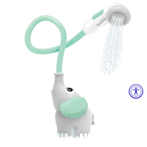 Elephant Baby Bath Shower Head | Yookidoo Newborn Toys in Tub Or Sink