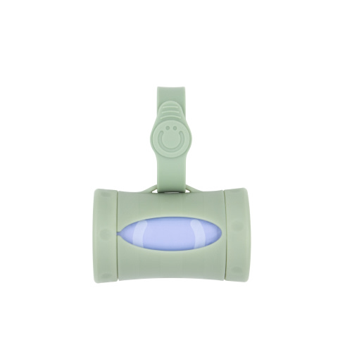 Ubbi On-The-Go Retractable Diaper Disposal Bag Dispenser for Travel, Newborn Must-Have, Sage Green