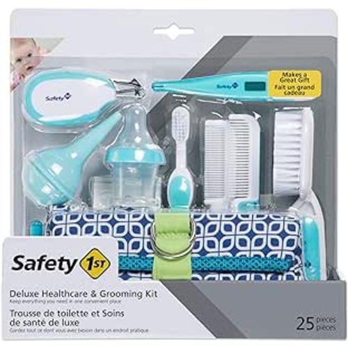 Amazon.com : Safety 1st Deluxe 25-Piece Baby Healthcare and Grooming Kit (Arctic Blue) : Baby