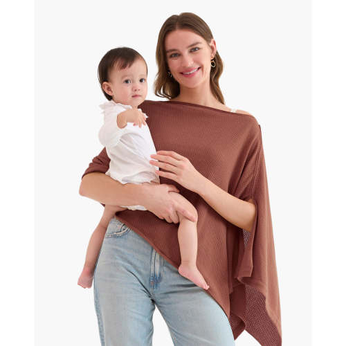 Momcozy Nursing Cover - Soft, Breathable, Privacy Poncho
