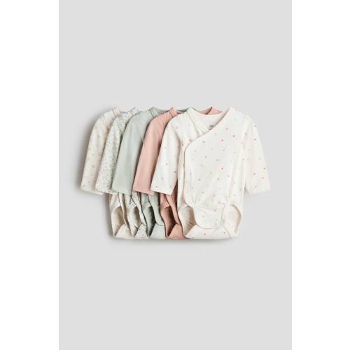 5-PACK WRAPOVER BODYSUITS