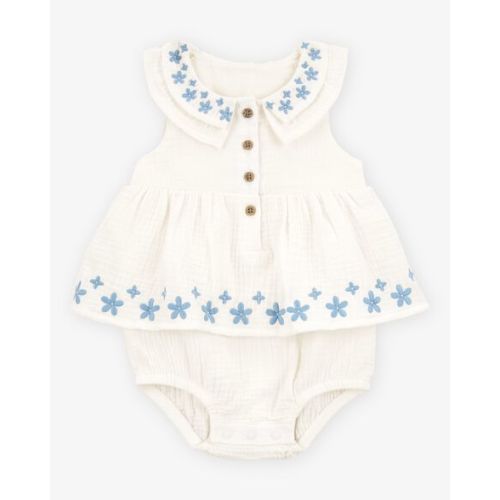Baby Floral Embroidered Bodysuit Dress - Carter's | Carter's