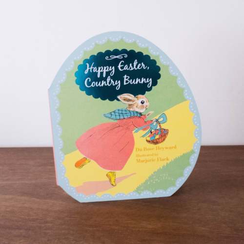 Happy Easter, Country Bunny Shaped Board Book