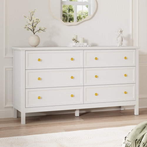 Lark Manor™ 55.1" 6 Drawer Dresser & Reviews | Wayfair