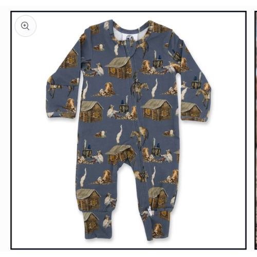 Silent Night Folding Feet Jammies – Cowkid Clothing Company