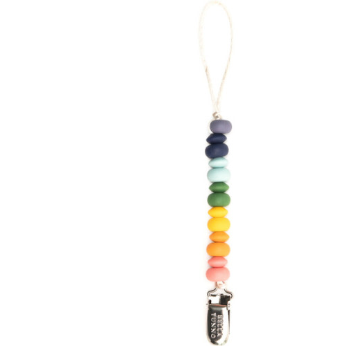 Rainbow Multi Pacifier Clip