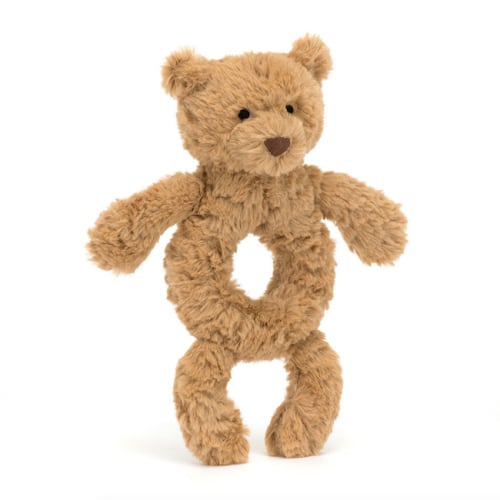 Jellycat Bartholomew Bear Ring Rattle