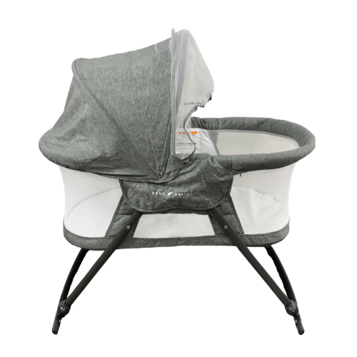 Baby Delight Go With Me Slumber Deluxe Portable Rocking Bassinet, Charcoal Tweed