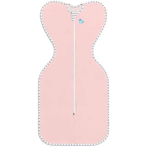 Love To Dream Swaddle UP 1.0 TOG, Dusty Pink, Newborn, 5-8.5 lbs., Dramatically Better Sleep, Allow Baby to Sleep in Their Preferred arms up Position for self-Soothing, snug fit Calms Startle Reflex
