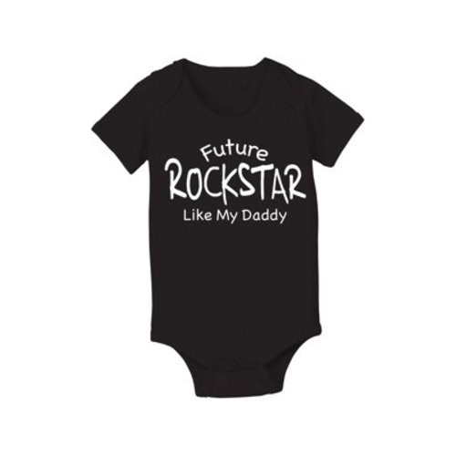 Instant Message - Future Rockstar Daddy - Infant Baby One Piece