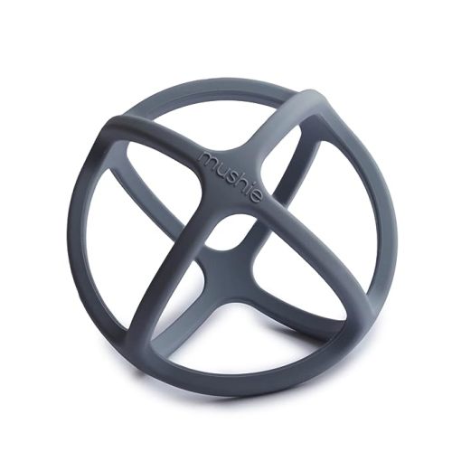 mushie Silicone Baby Teether Ball Toy (Tradewinds)