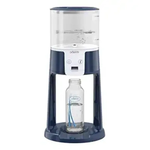 Dr. Brown's Insta-Prep Warm Water Dispenser to Instantly Prepare Baby’s Formula Bottle,Large Capacity Glass Tank with 3 Temperature Settings,Blue